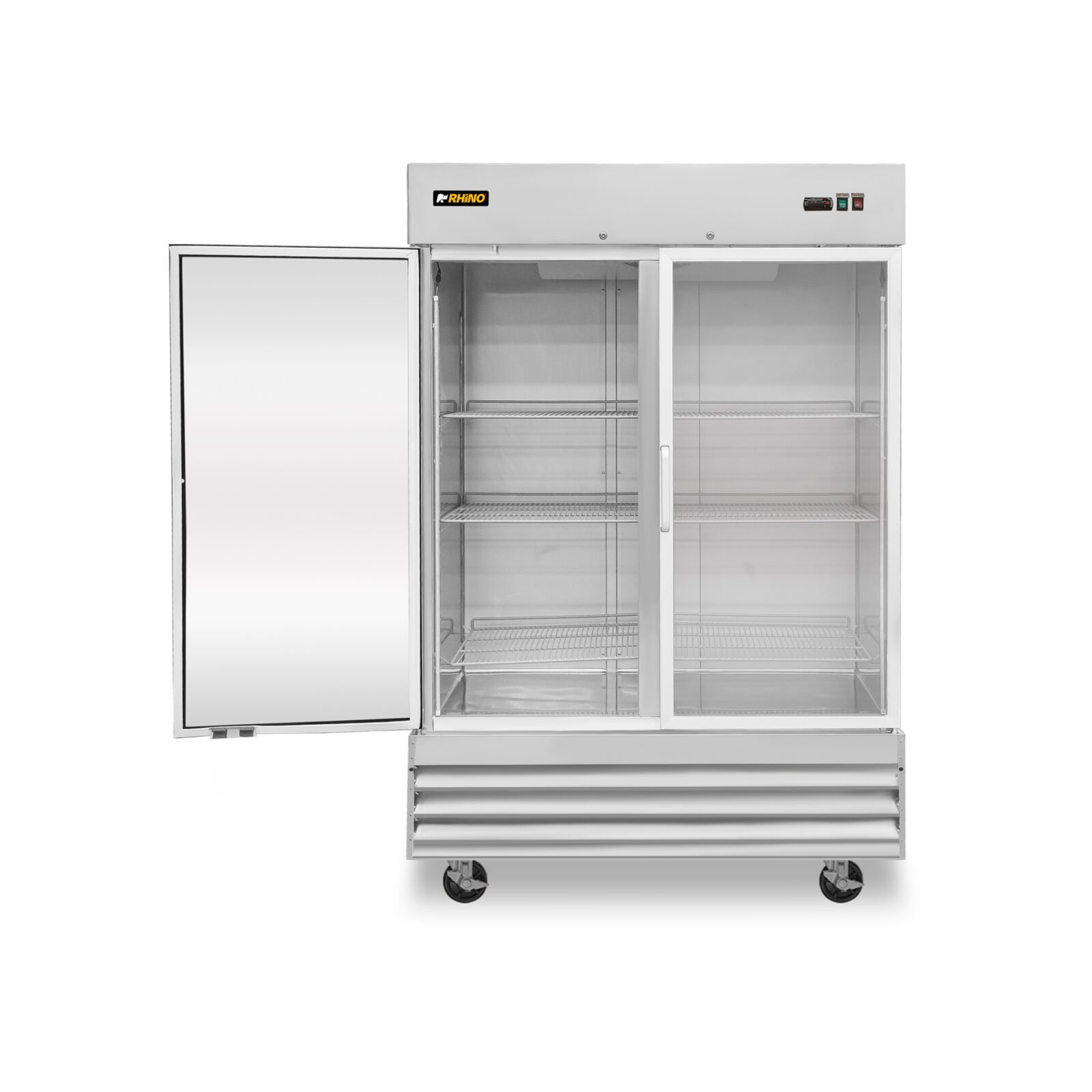 Congelador Vertical de Acero Inoxidable con Purta de Cristal 41 pies / 1,169 L 4